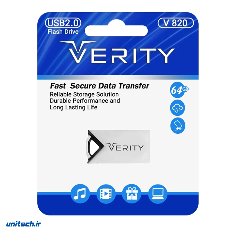 فلش مموری وریتی مدل V820 ظرفیت 64 گیگابایت1